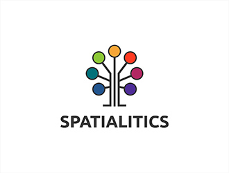 Spatialitics logo design by hole