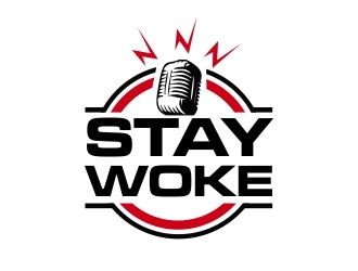 Stay Woke logo design by amar_mboiss