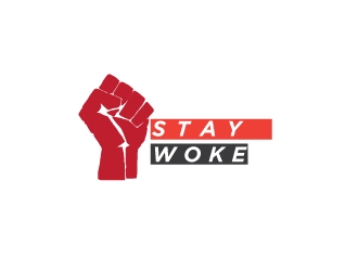 Stay Woke logo design by Erasedink