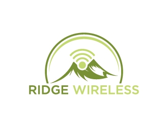 Ridge Wireless logo design by GRB Studio