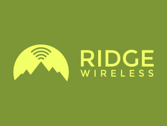 Ridge Wireless logo design by aldesign
