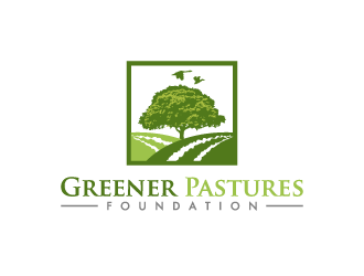 Greener Pastures Foundation logo design by pencilhand