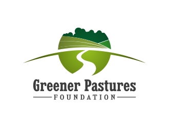 Greener Pastures Foundation logo design by Eliben