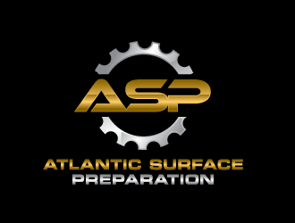 Atlantic Surface Preparation  logo design by bluespix