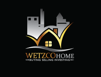 Wetzco Homes logo design by fitriangga