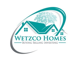 Wetzco Homes logo design by gilkkj