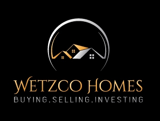 Wetzco Homes logo design by savvyartstudio