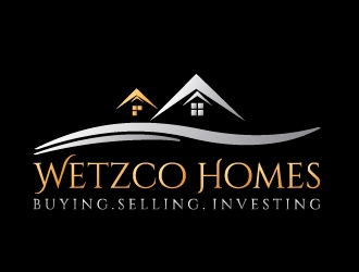 Wetzco Homes logo design by savvyartstudio