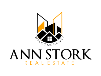 Ann Stork Real Estate  (would like to incorporate tag line..... Welcome Home! logo design by JessicaLopes