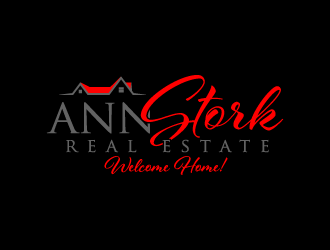 Ann Stork Real Estate  (would like to incorporate tag line..... Welcome Home! logo design by torresace