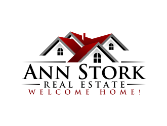 Ann Stork Real Estate  (would like to incorporate tag line..... Welcome Home! logo design by pakderisher