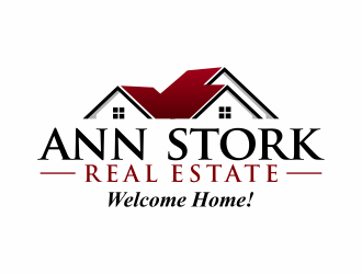 Ann Stork Real Estate  (would like to incorporate tag line..... Welcome Home! logo design by ingepro