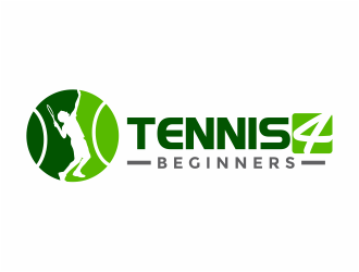 Tennis 4 Beginners logo design by mutafailan