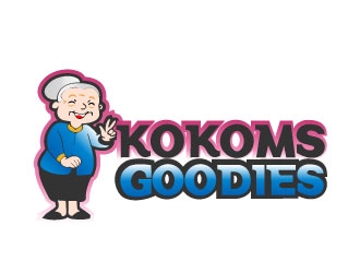 Kokoms Goodies logo design by samuraiXcreations