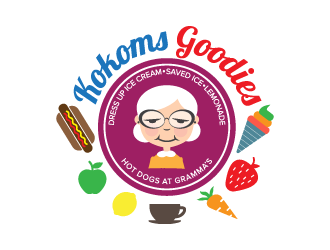 Kokoms Goodies logo design by dchris