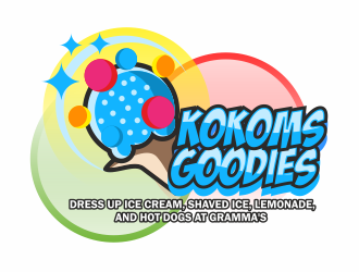Kokoms Goodies logo design by serprimero