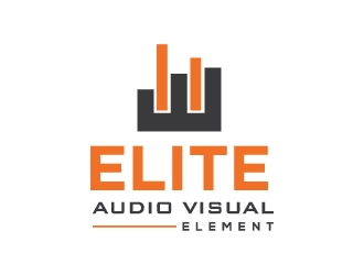 Elite Audio Visual Elements logo design by onep