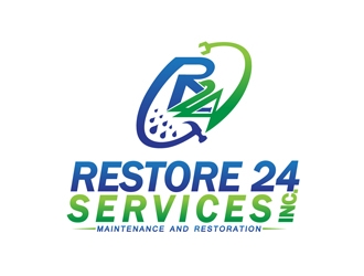 Restore 24 services inc maintenance and restoration  logo design by DreamLogoDesign