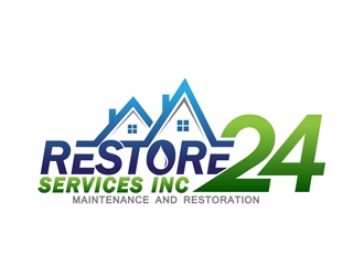 Restore 24 services inc maintenance and restoration  logo design by DreamLogoDesign