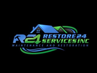 Restore 24 services inc maintenance and restoration  logo design by DreamLogoDesign