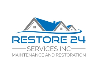 Restore 24 services inc maintenance and restoration  logo design by emyjeckson