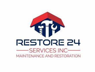 Restore 24 services inc maintenance and restoration  logo design by emyjeckson