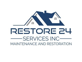 Restore 24 services inc maintenance and restoration  logo design by emyjeckson
