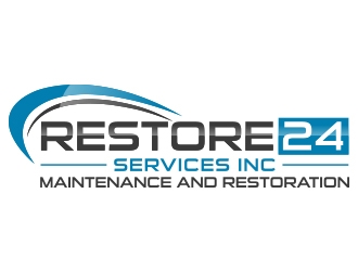 Restore 24 services inc maintenance and restoration  logo design by fawadyk