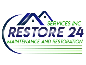 Restore 24 services inc maintenance and restoration  logo design by fawadyk