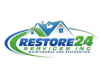 Restore 24 services inc maintenance and restoration  logo design by daywalker