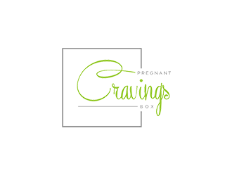 Pregnant Cravings Box logo design by checx