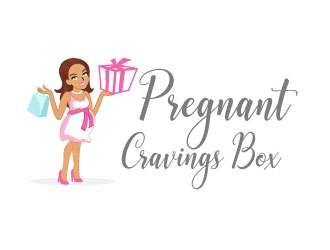 Pregnant Cravings Box logo design by boybud40