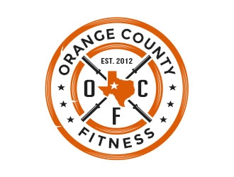 Orange County Fitness logo design by Benok