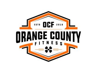 Orange County Fitness logo design by arenug