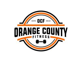 Orange County Fitness logo design by arenug