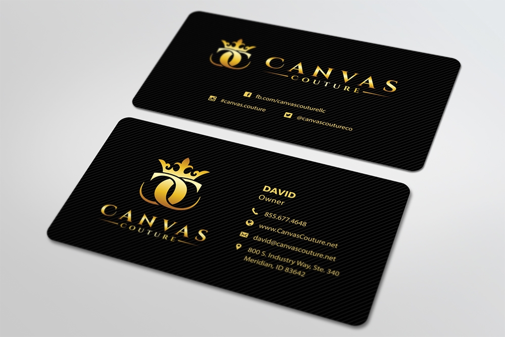 Canvas Couture logo design by Ibrahim