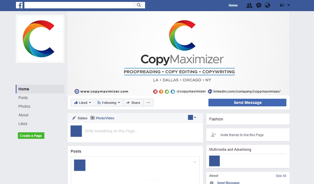 Copy Maximizer   logo design by scriotx