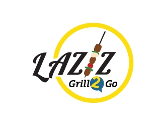 Laziz Grill To Go logo design by serdadu