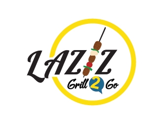 Laziz Grill To Go logo design by serdadu