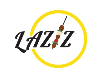 Laziz Grill To Go logo design by serdadu