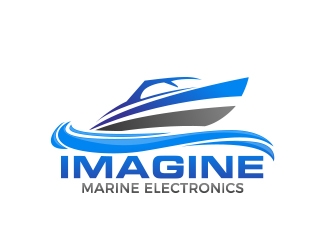 Imagine Marine Electronics logo design by MarkindDesign