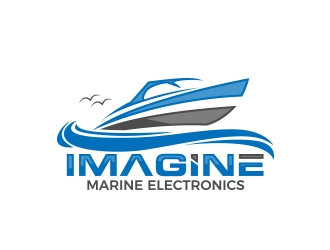 Imagine Marine Electronics logo design by MarkindDesign