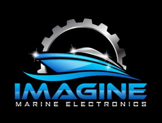 Imagine Marine Electronics logo design by daywalker