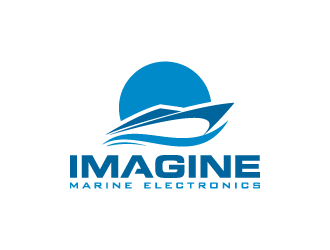 Imagine Marine Electronics logo design by pencilhand