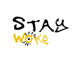 Stay Woke logo design by bougalla005