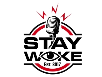 Stay Woke logo design by amar_mboiss