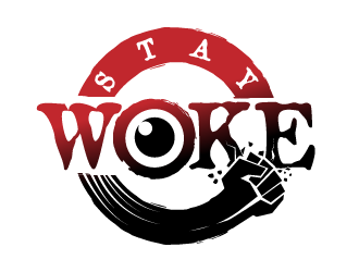 Stay Woke logo design by dondeekenz