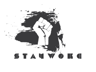 Stay Woke logo design by Erasedink