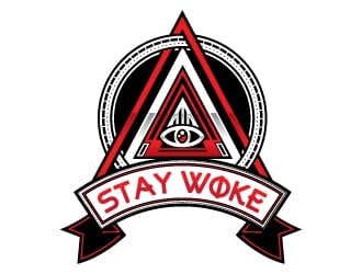 Stay Woke logo design by Godvibes