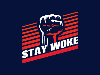 Stay Woke logo design by mikael